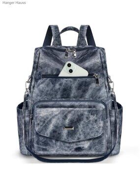Convertible Backpack Purse for Women PU Leather Waterproof Designer Fashion